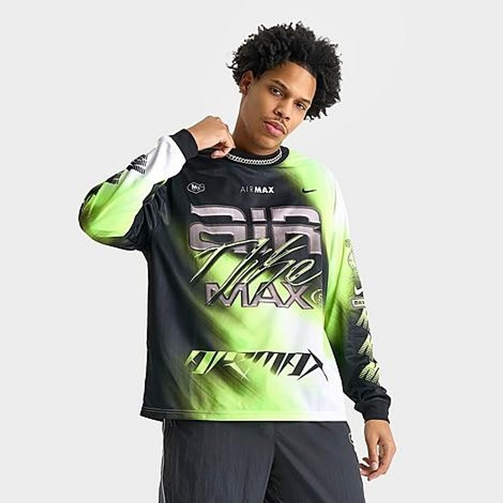 Nike Culture of Football Air Max 95 Dri-FIT Soccer Jersey Men's S Volt